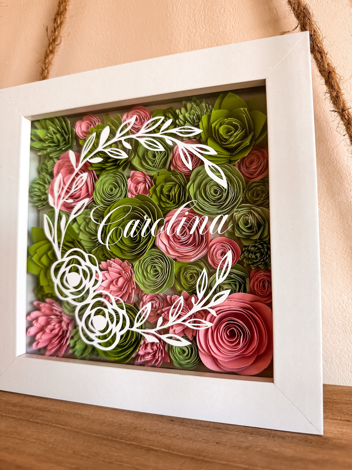 Cuadro Flores Personalizado 🌼 - Jardín