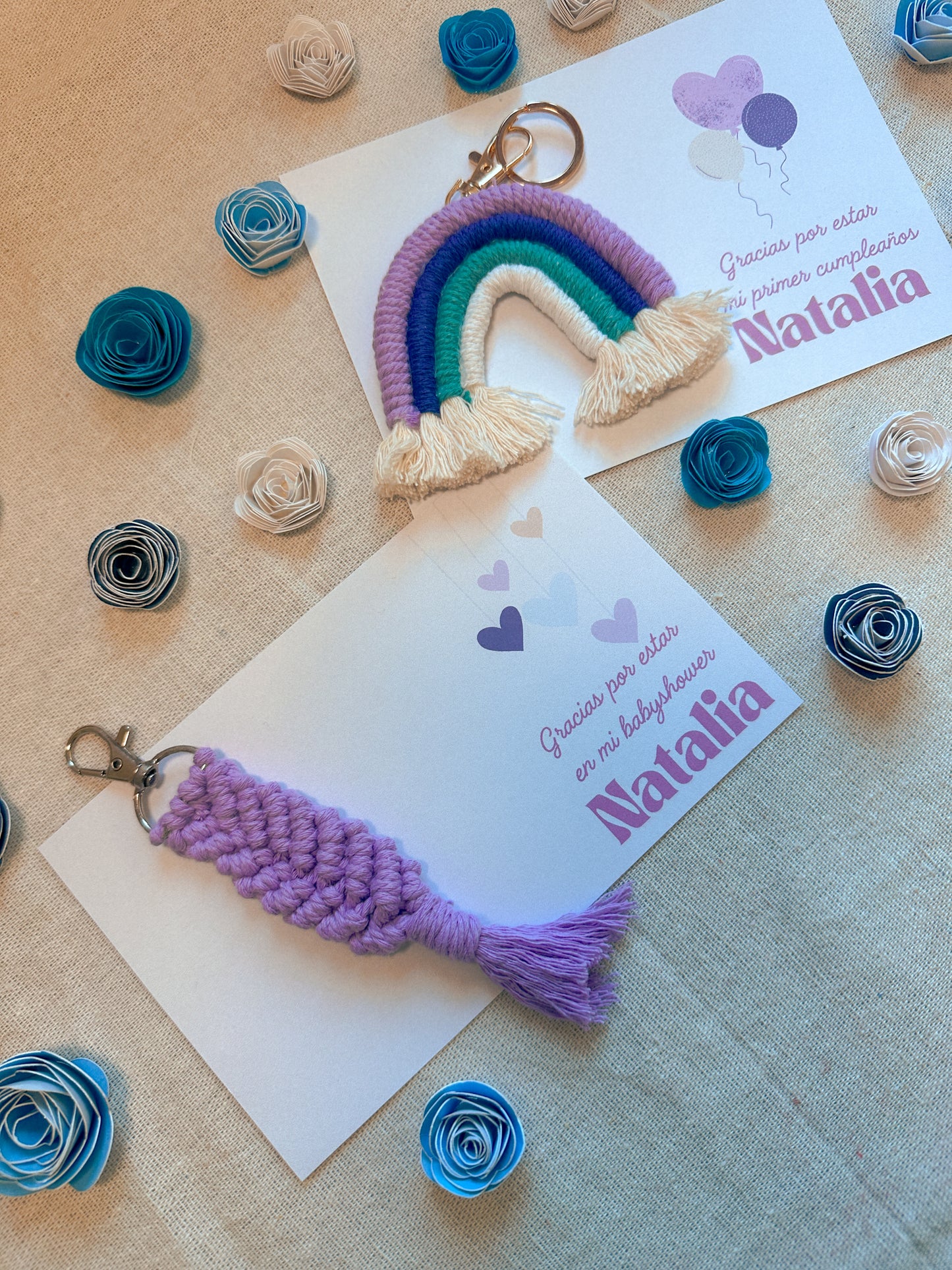 Llaveros Macramé 🧶