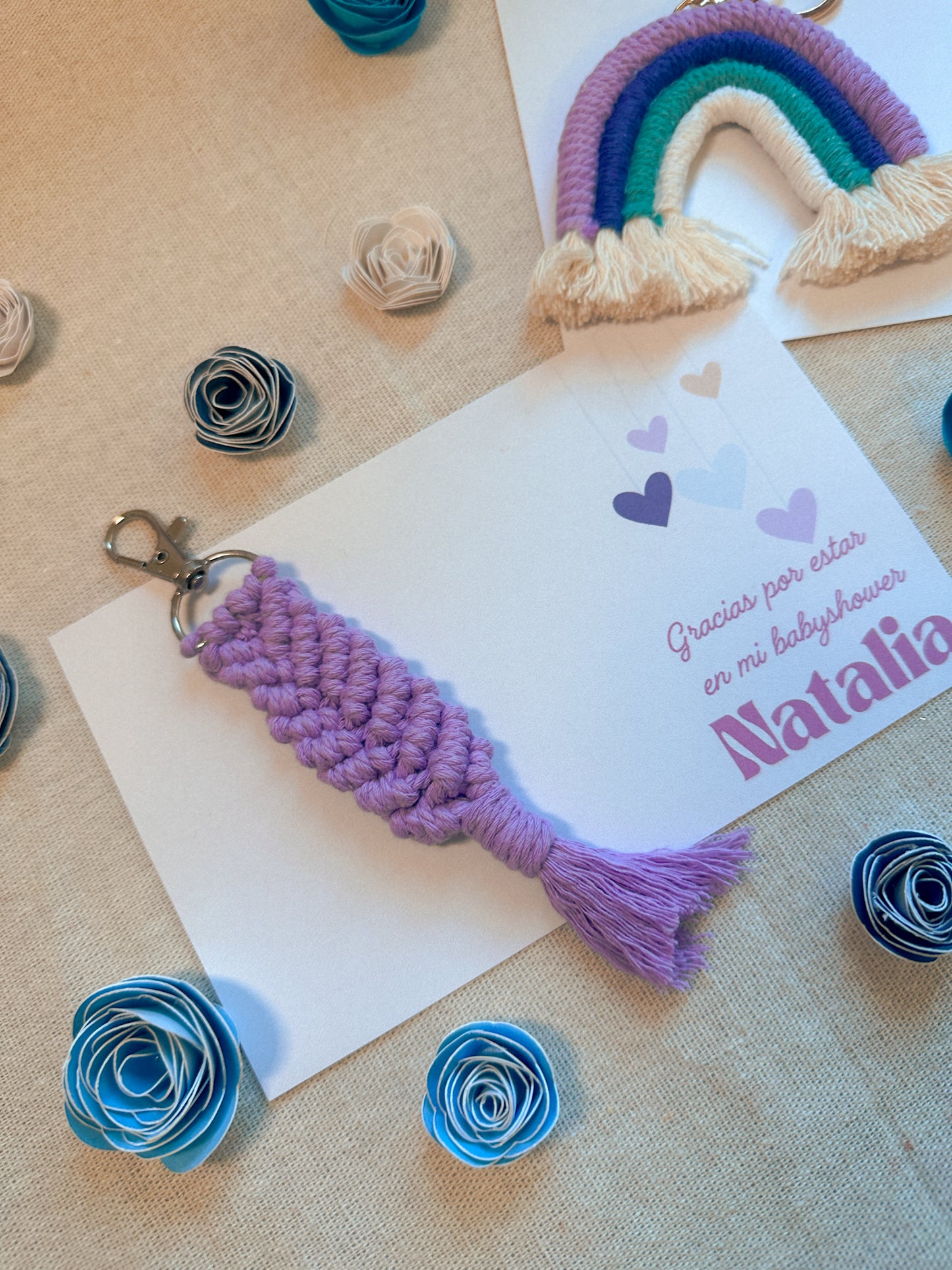 Llaveros Macramé 🧶