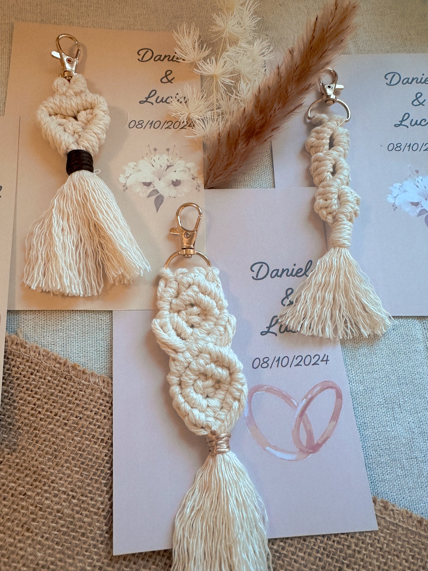 Llaveros Macramé 🧶