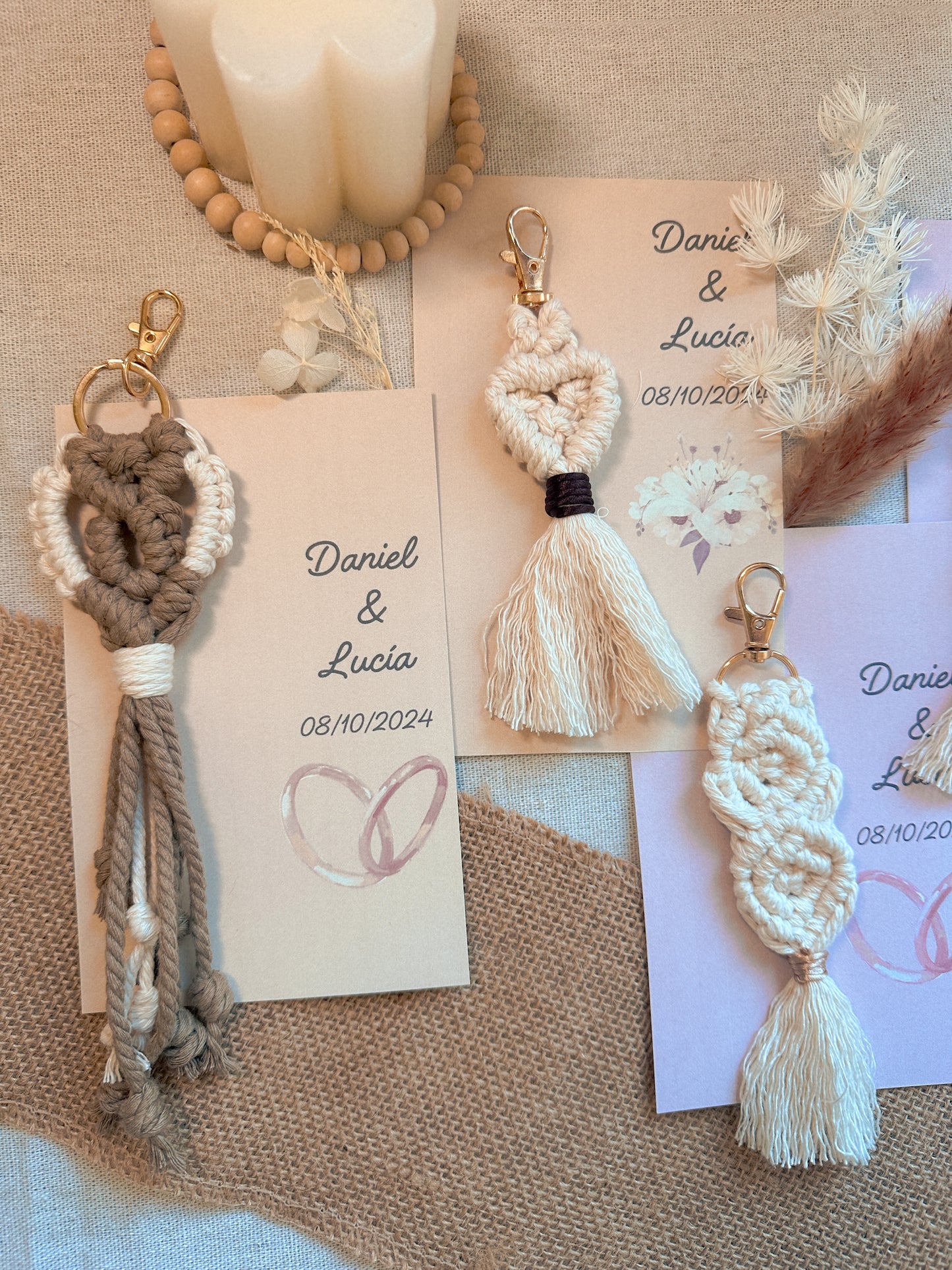 Llaveros Macramé 🧶