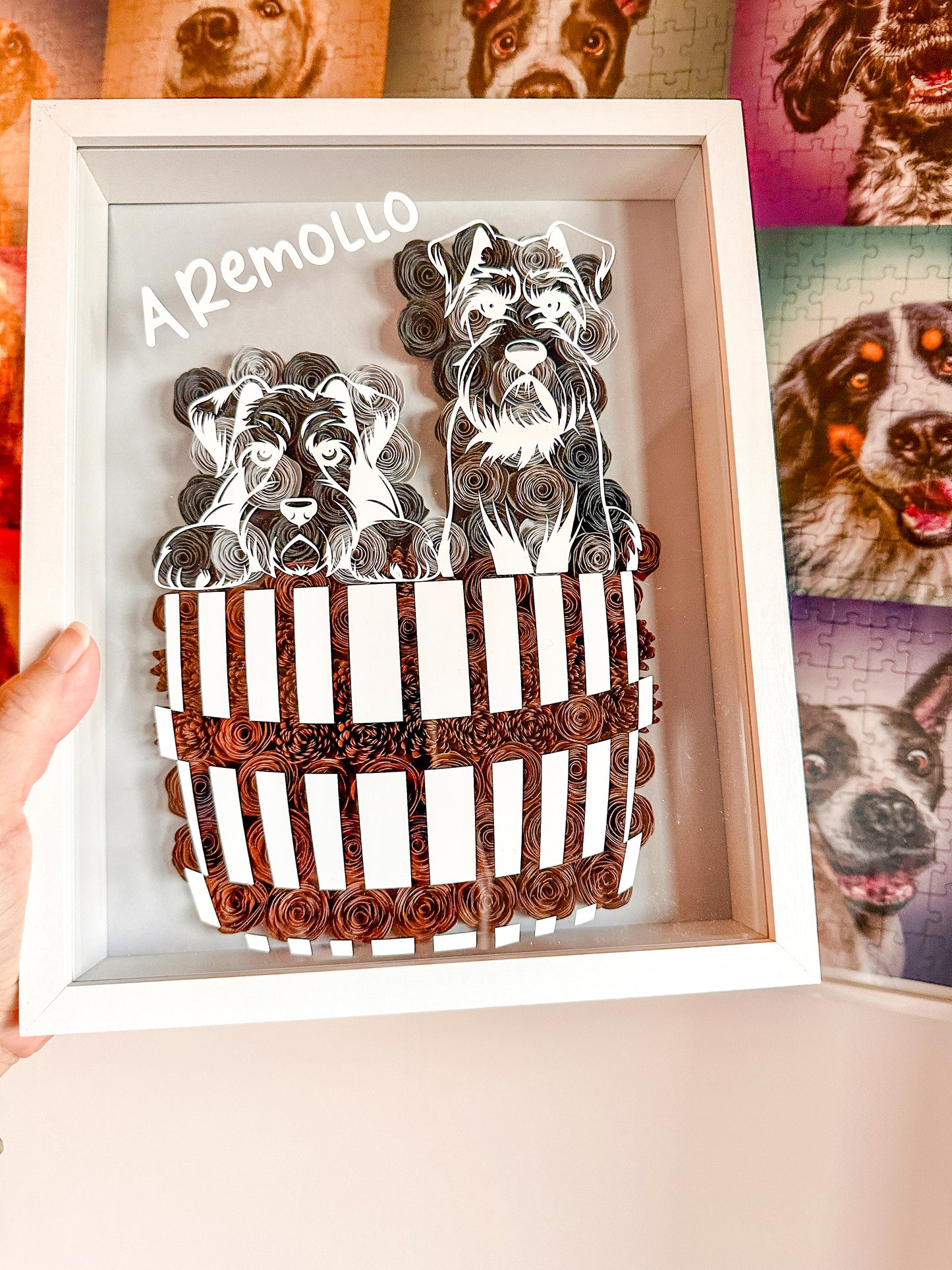 Cuadro Natalicio Personalizado 🐣🌸 - Flores