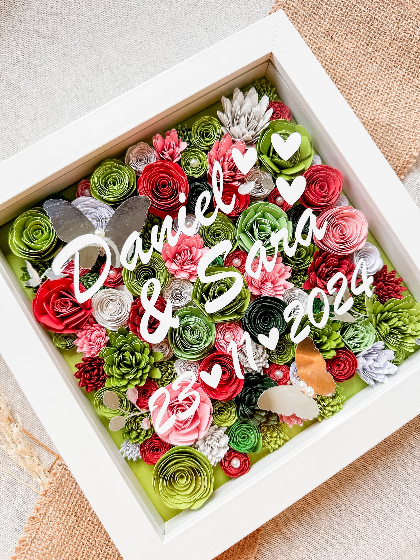 Cuadro Flores Personalizado 🌼 - Jardín