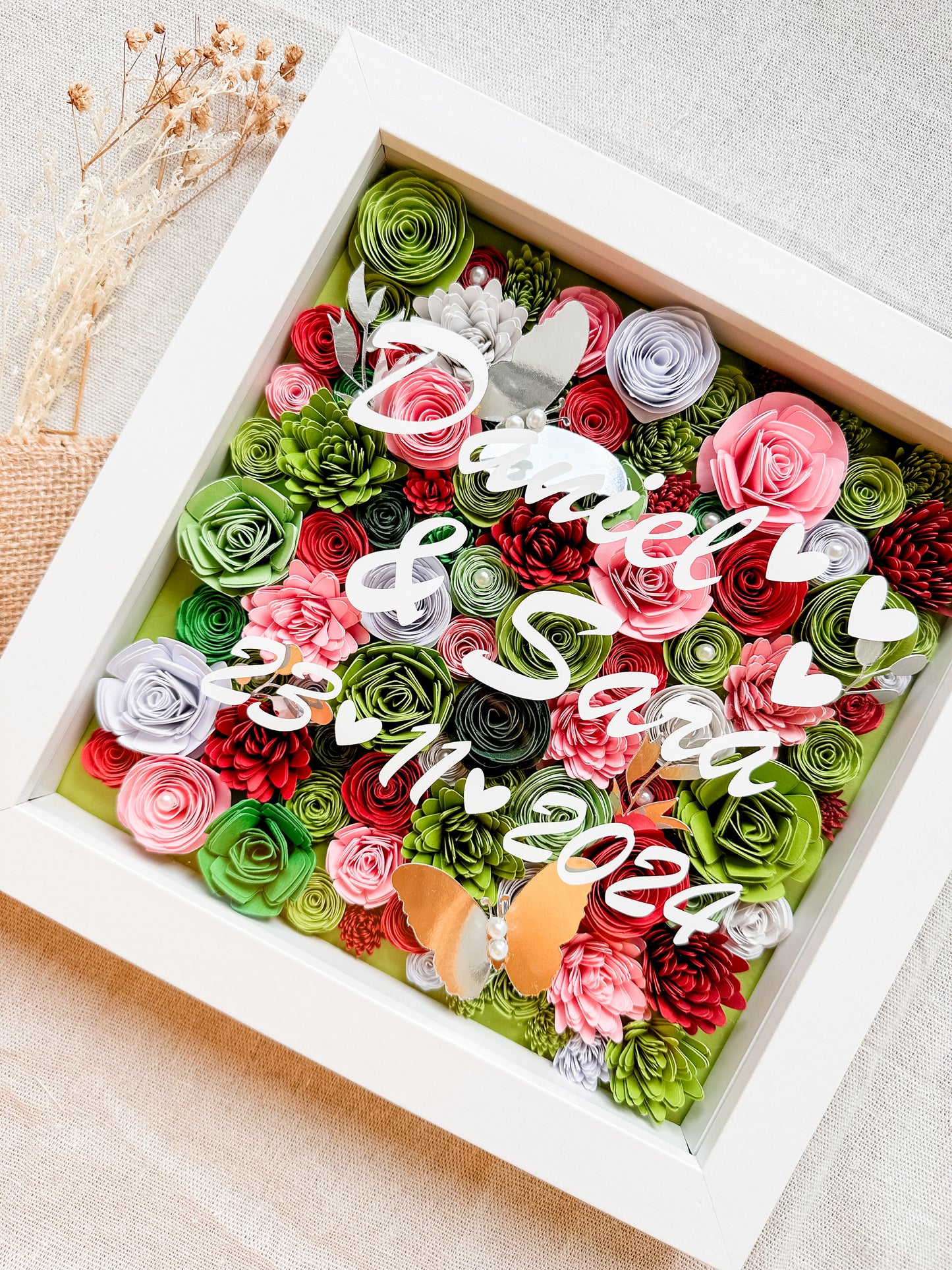 Cuadro Flores Personalizado 🌼 - Jardín