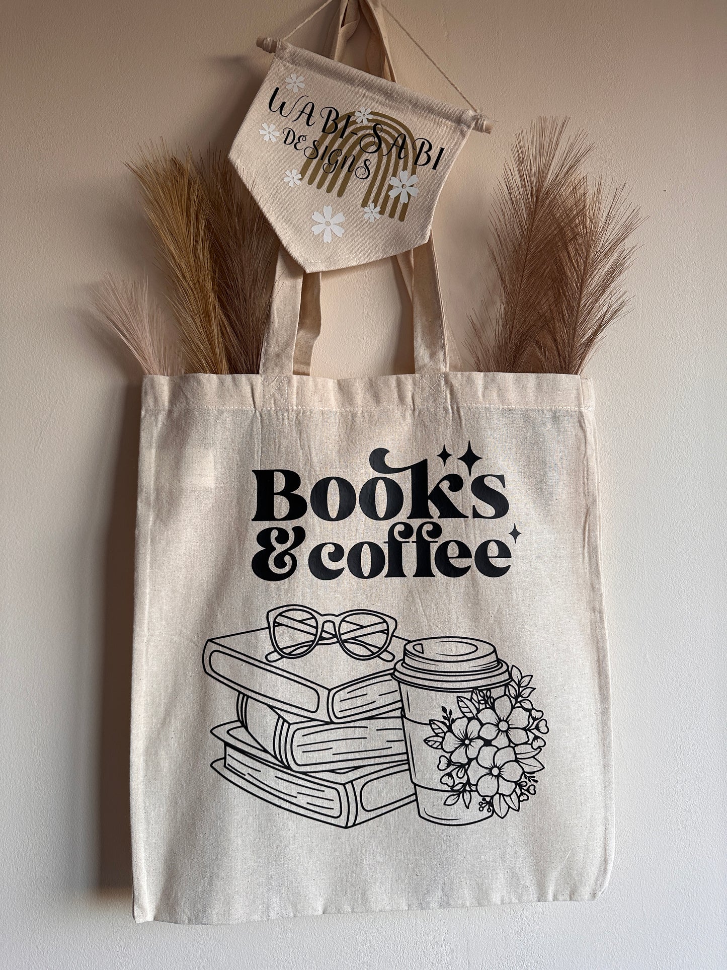 ToteBag - Books & Coffee