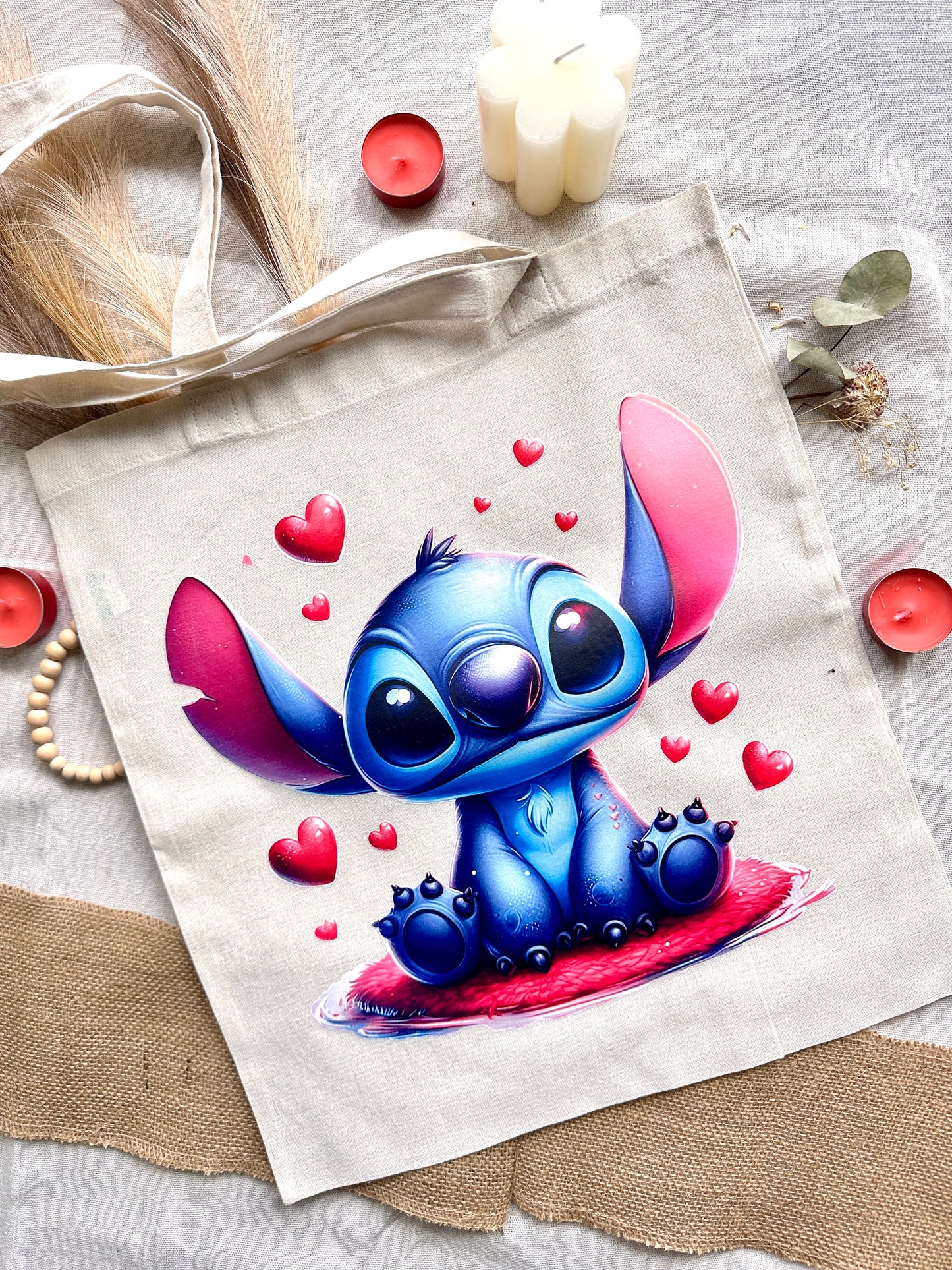 Tote Bag - Stitch Love - Última Unidad