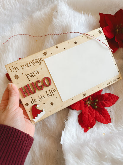 Cartel Elfo Navideño