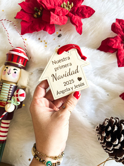 Adorno navideño "Nuestra Primera Navidad" 🎄