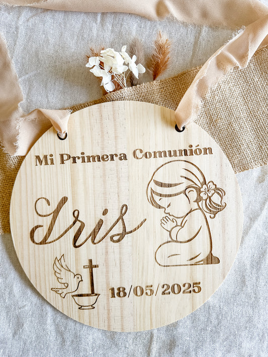 Placas de madera personalizada