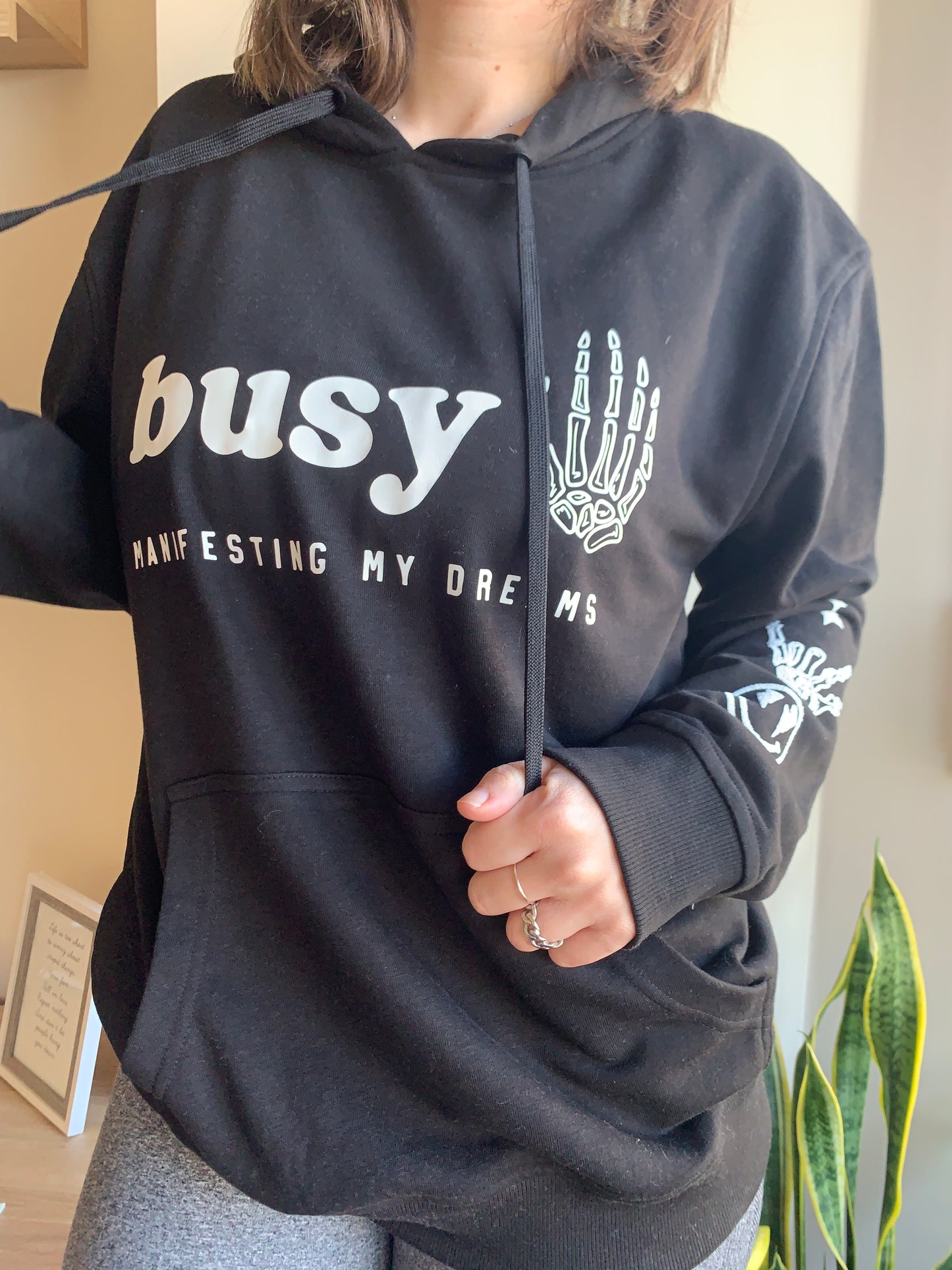 Sudadera Unisex - Busy manifesting my dreams