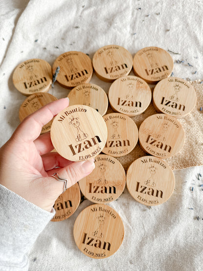 Abridor imantado madera personalizado 🧲