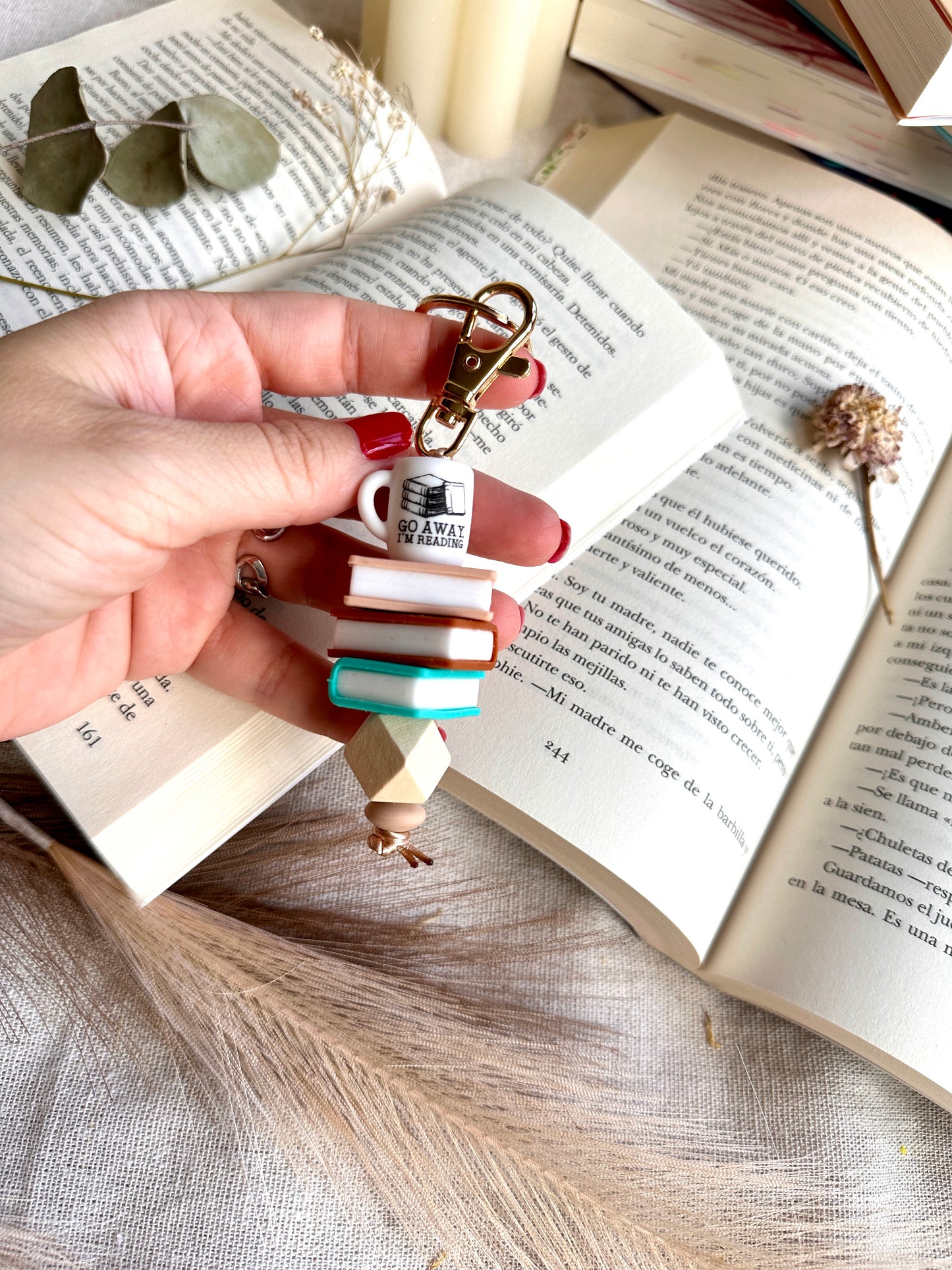 Llavero Libros 📚♥️