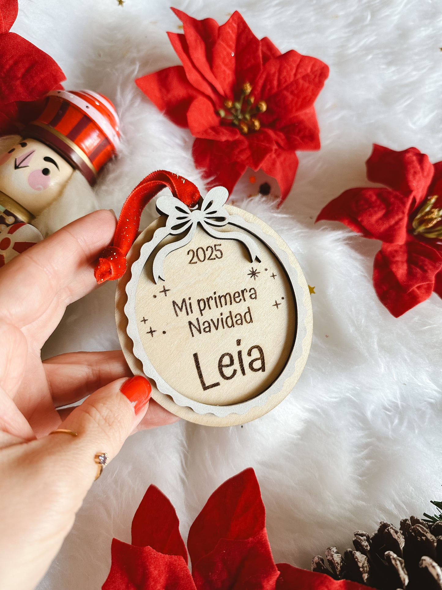 Adorno "Mi primera Navidad" 🎄🐣
