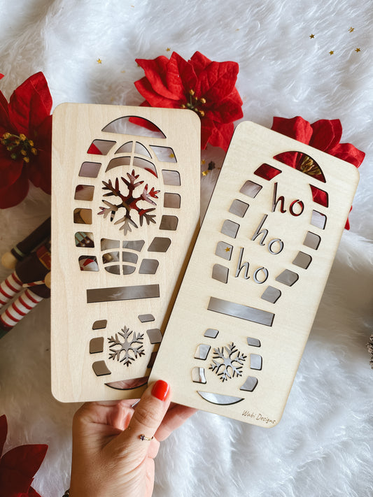 Plantilla huella - Papá Noel 🎅🏼