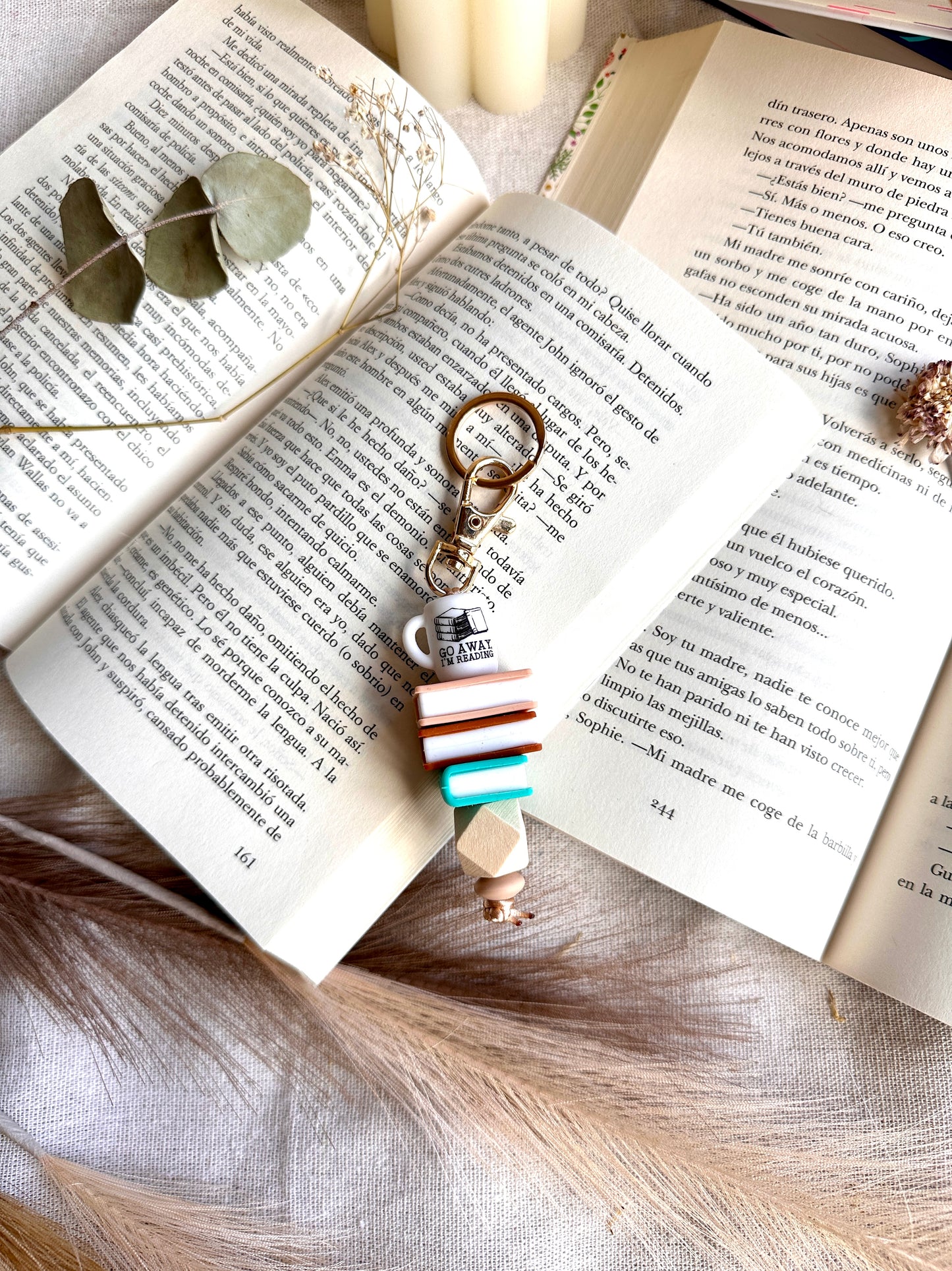 Llavero Libros 📚♥️