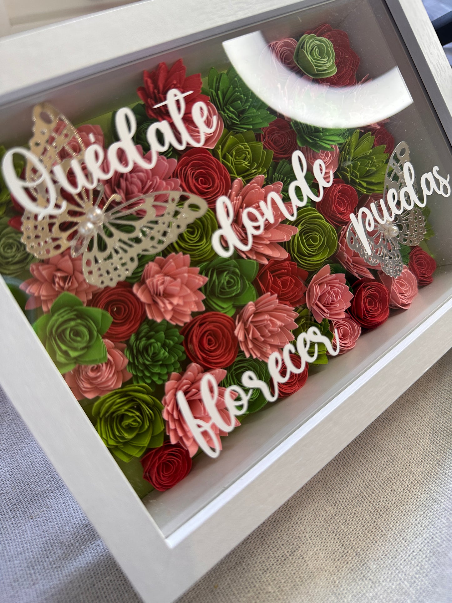 Cuadro Flores Personalizado - Jardín