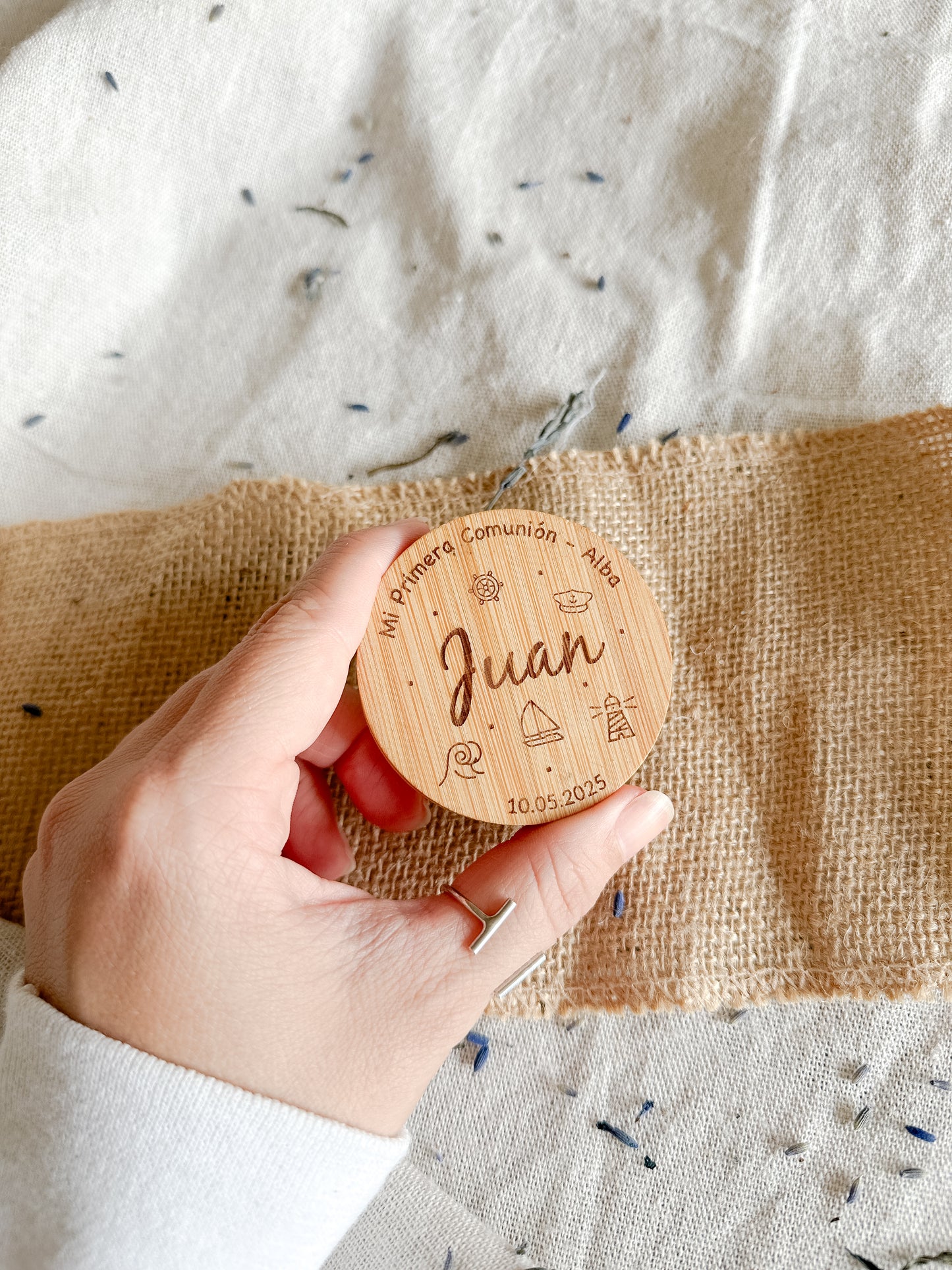 Abridor imantado madera personalizado 🧲