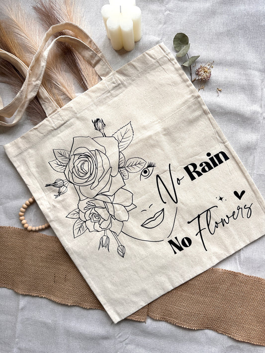 ToteBag - Pas de pluie, pas de fleurs