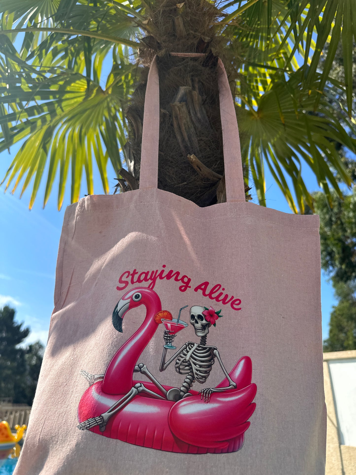 Tote Bag Verano - "Staying Alive" - Última Unidad