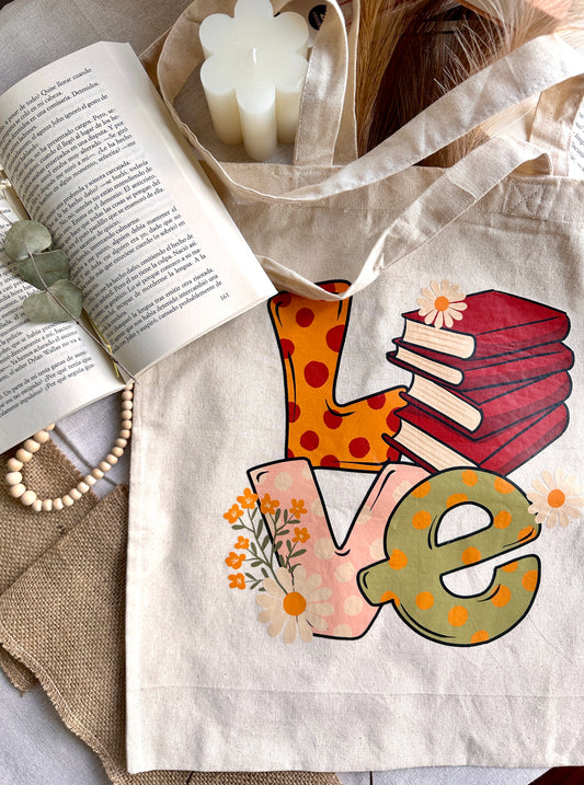 Tote Bag Book Lovers - Love Books - Últimas Unidades