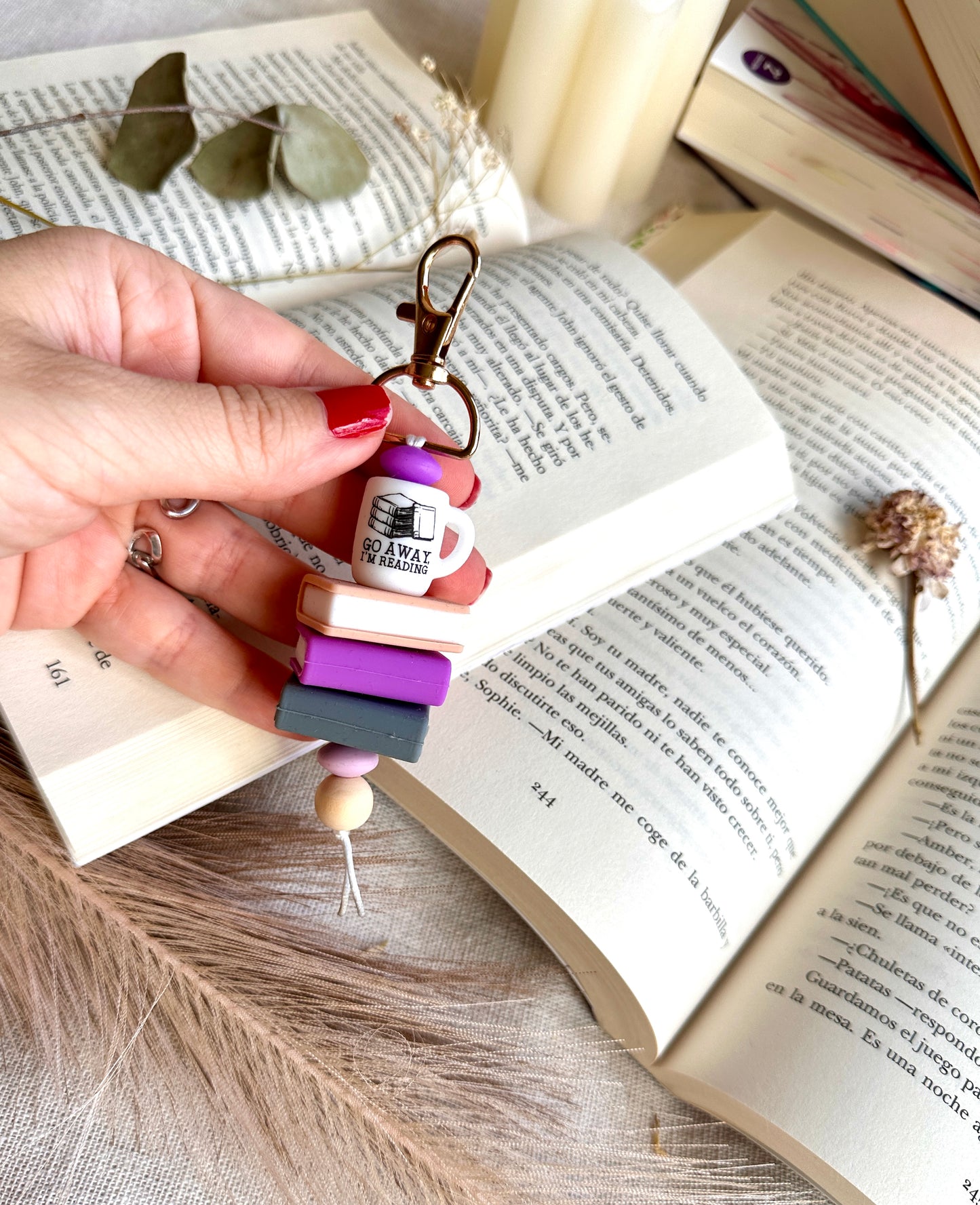 Llavero Libros 📚♥️