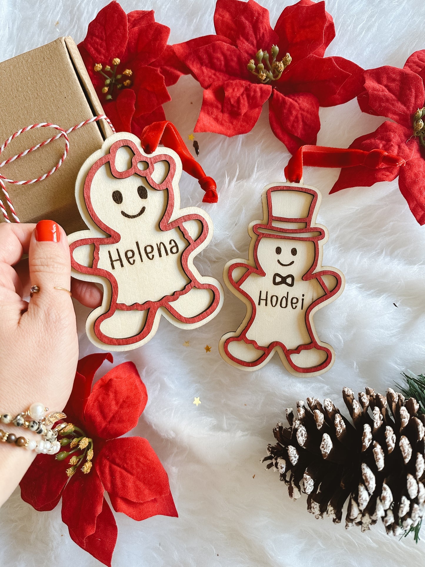 Adornos Muñecos de Jengibre🎄