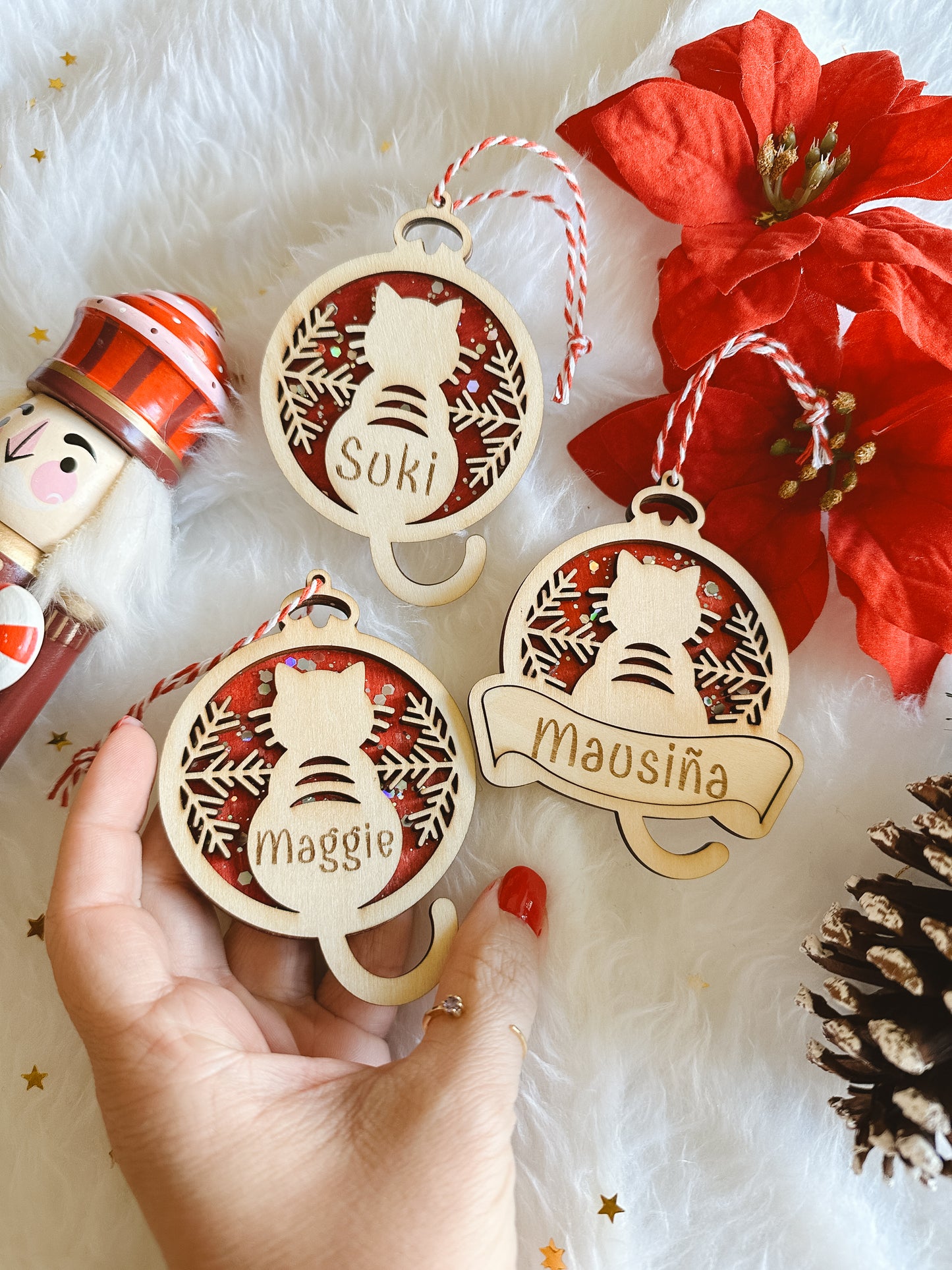 Bola Navidad Personalizada Gatito 🐱 🎄