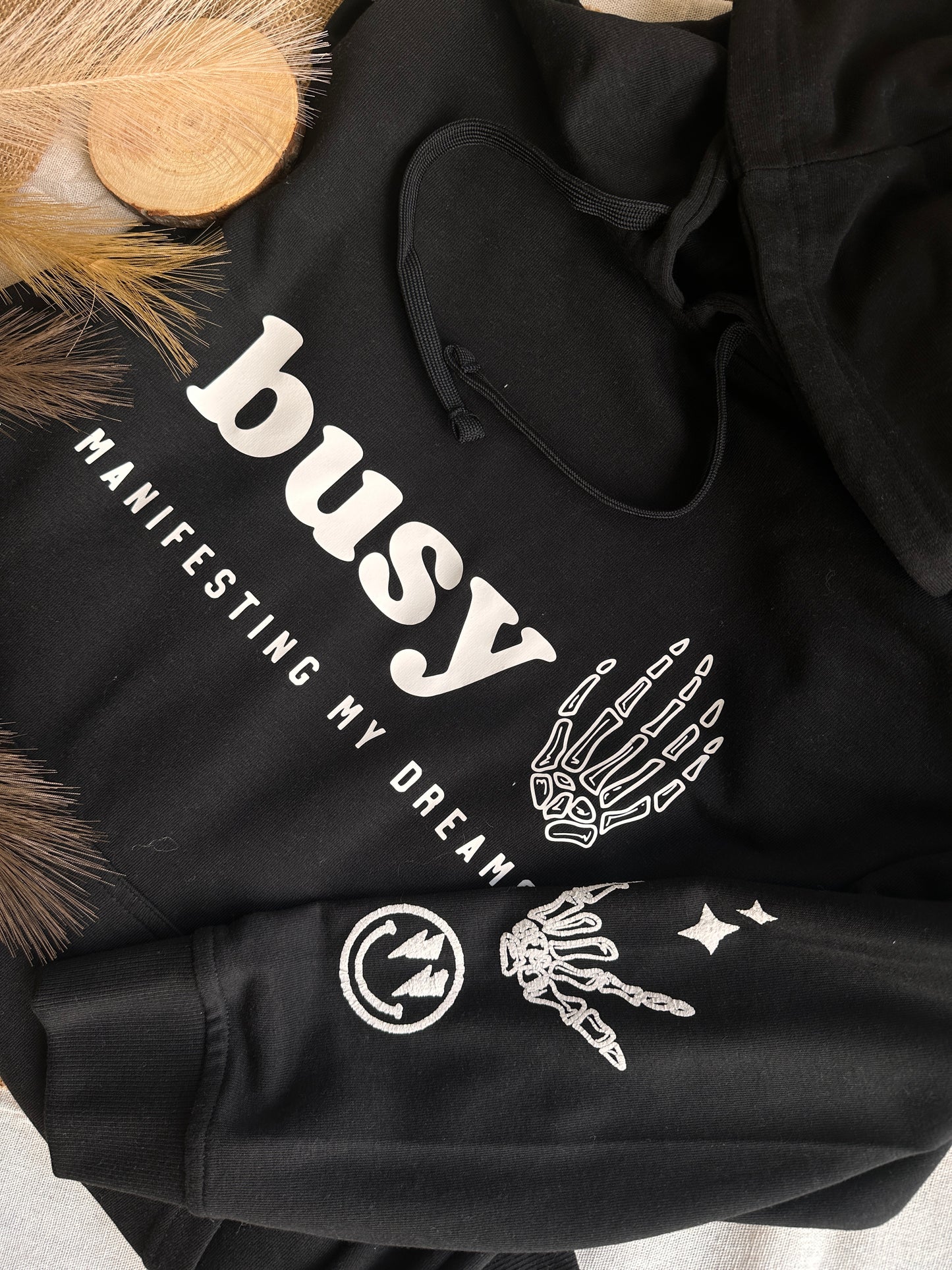 Sudadera Unisex - Busy manifesting my dreams