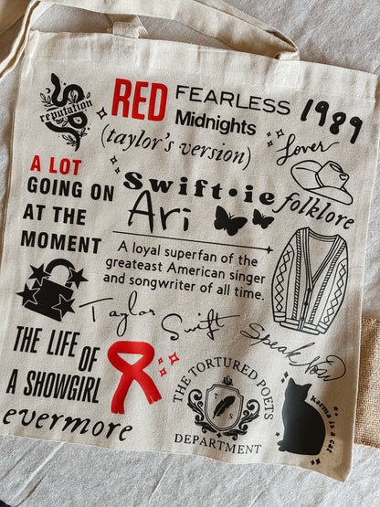 Tote Bag Taylor Swift Personalizada