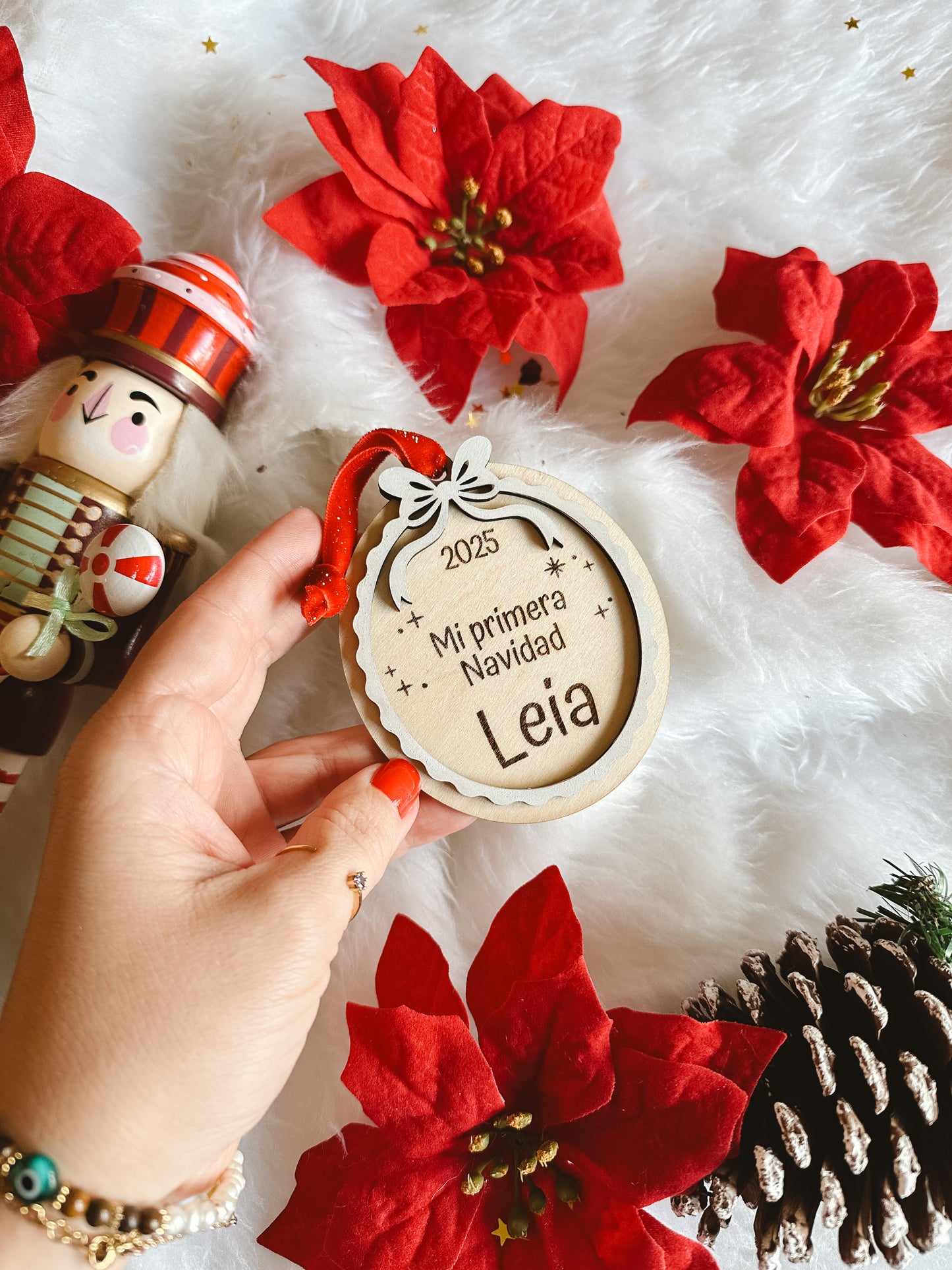 Adorno "Mi primera Navidad" 🎄🐣