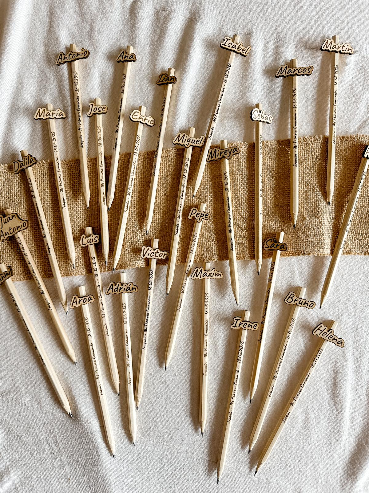 Lápiz de madera personalizado