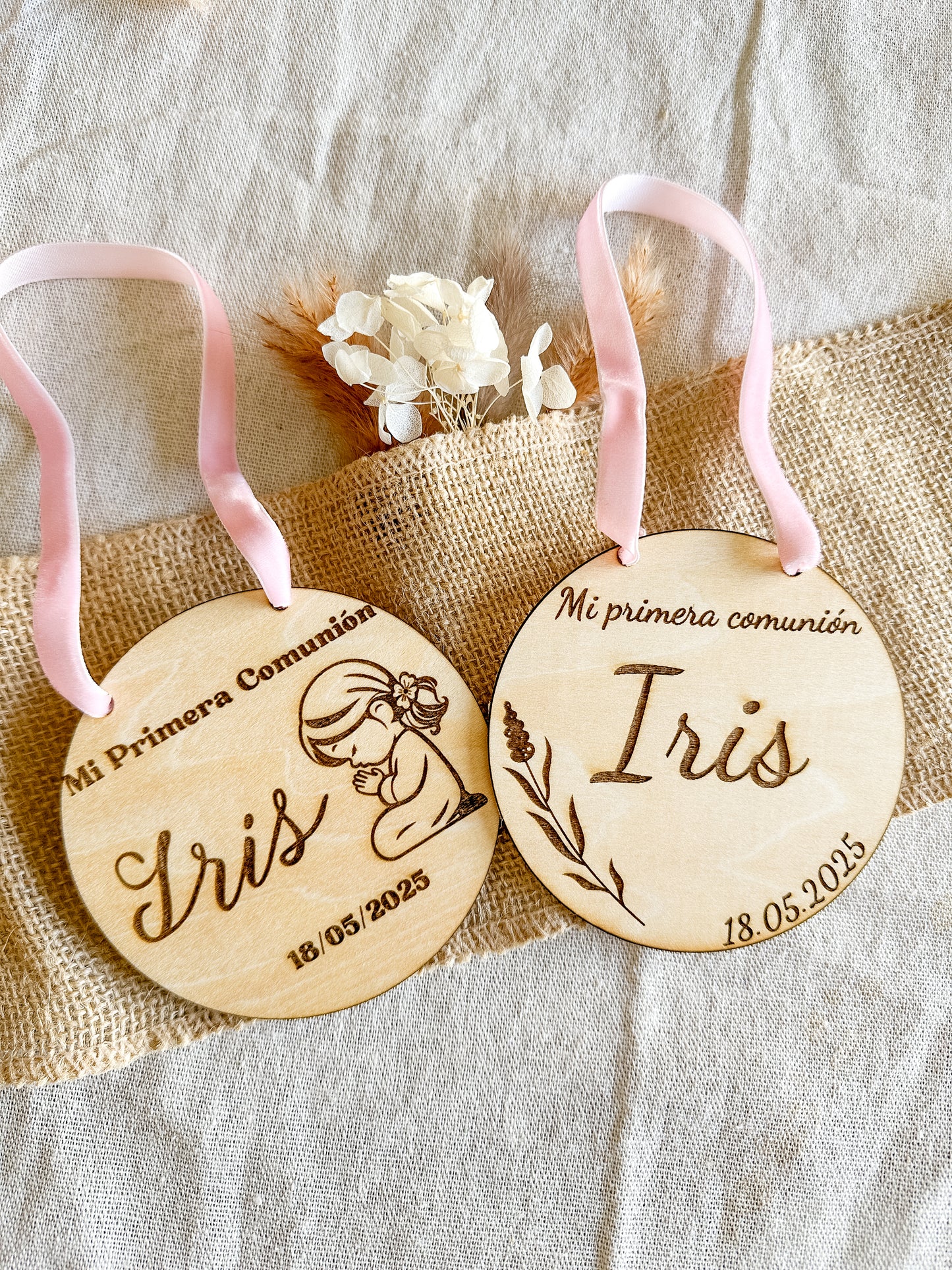 Placas de madera personalizada