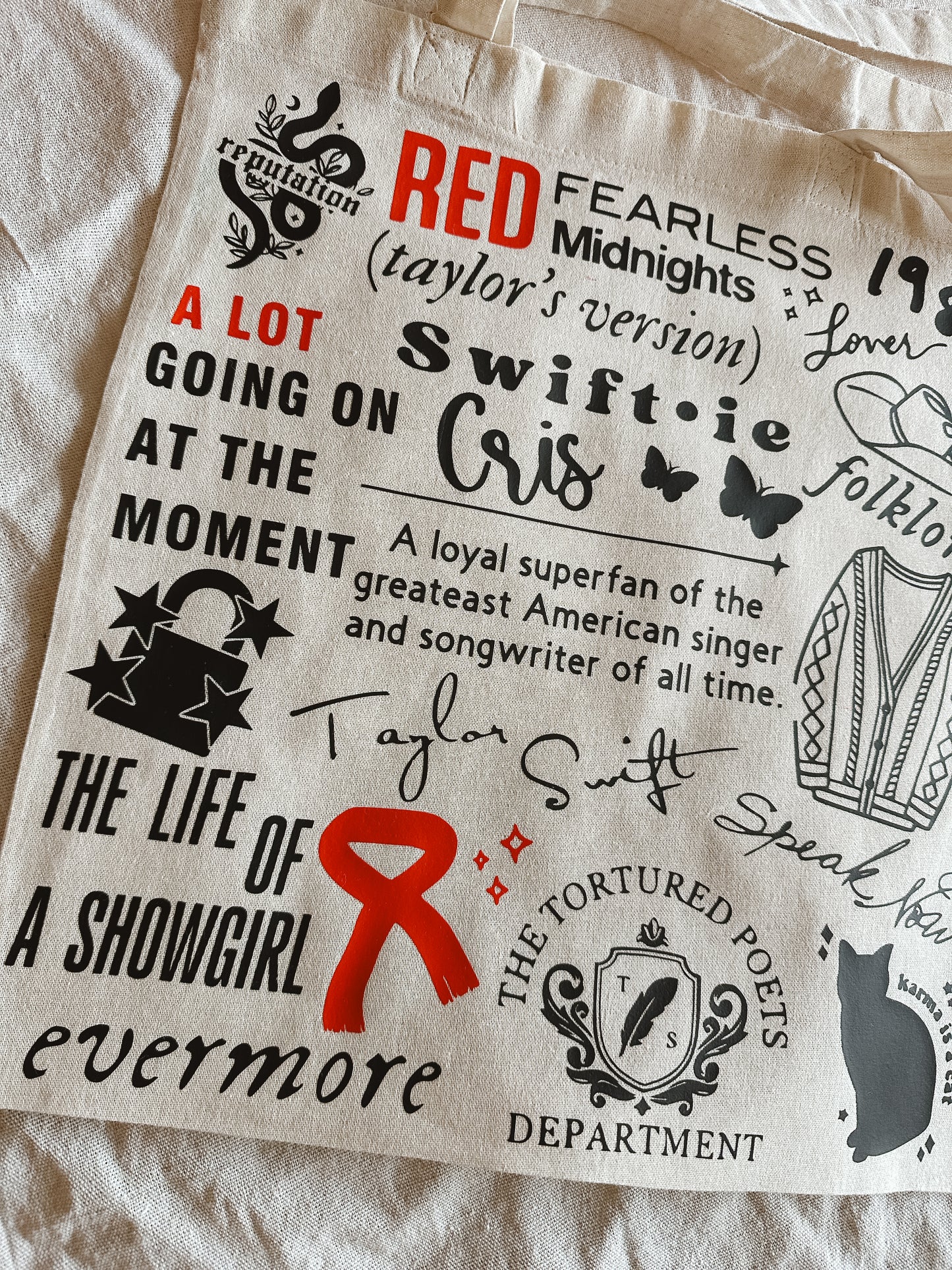 Tote Bag Taylor Swift Personalizada