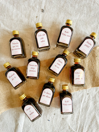Miniatura botellas personalizadas