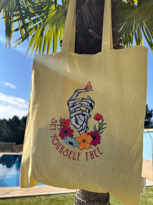 Tote Bag - "Set yourself free" - Última Unidad