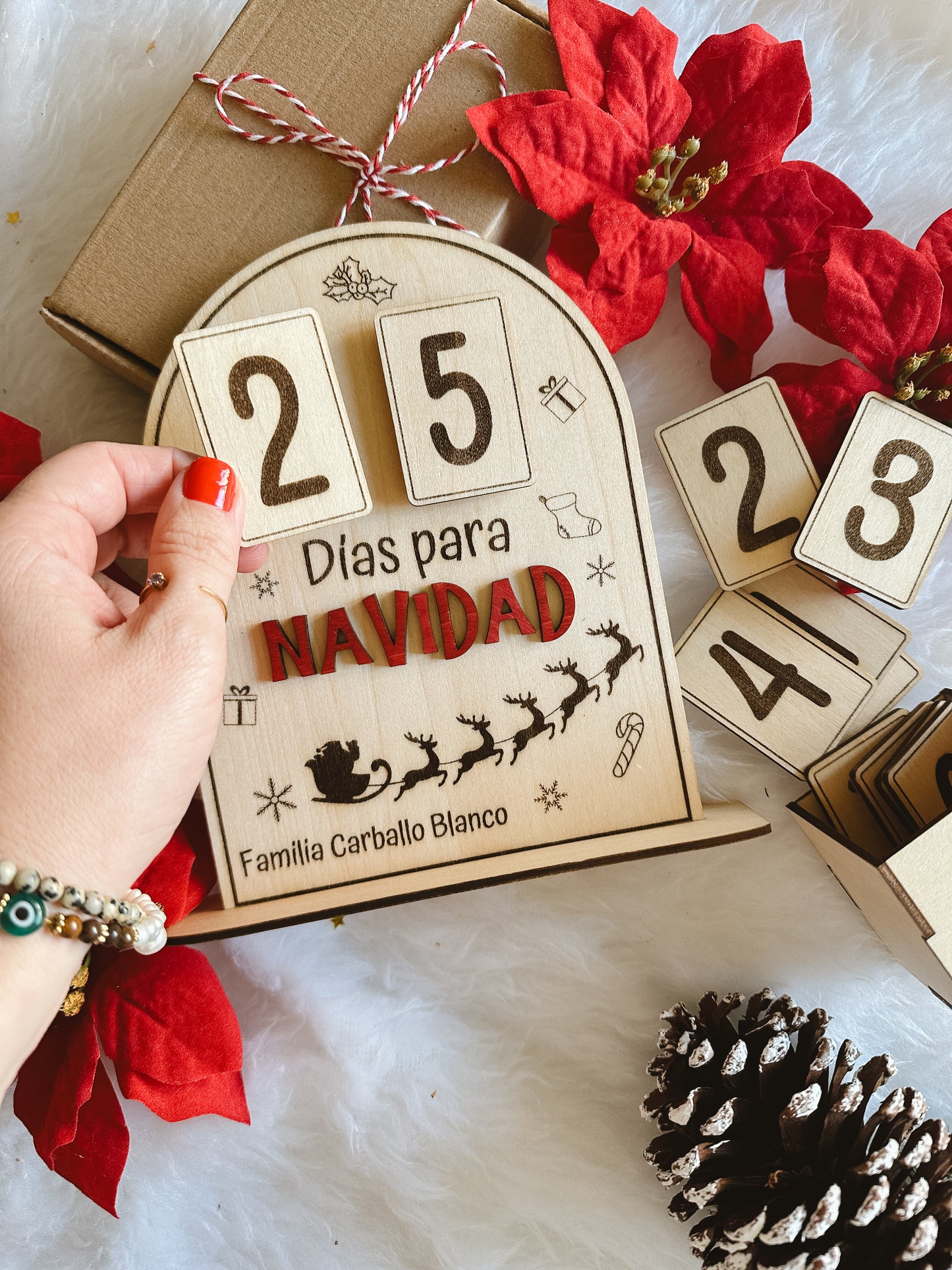 Calendario Adviento Navidad - Fichas🎄✨