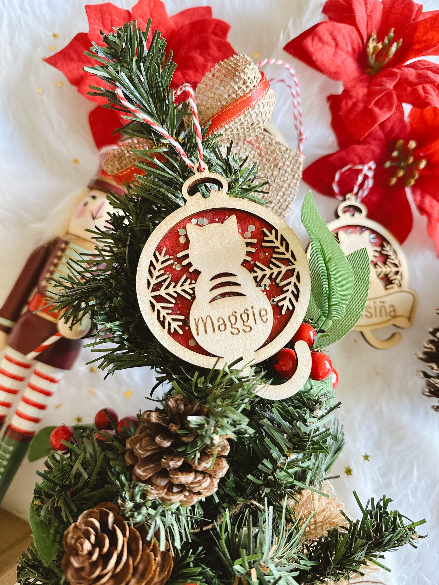 Bola Navidad Personalizada Gatito 🐱 🎄