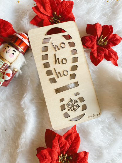 Plantilla huella - Papá Noel 🎅🏼