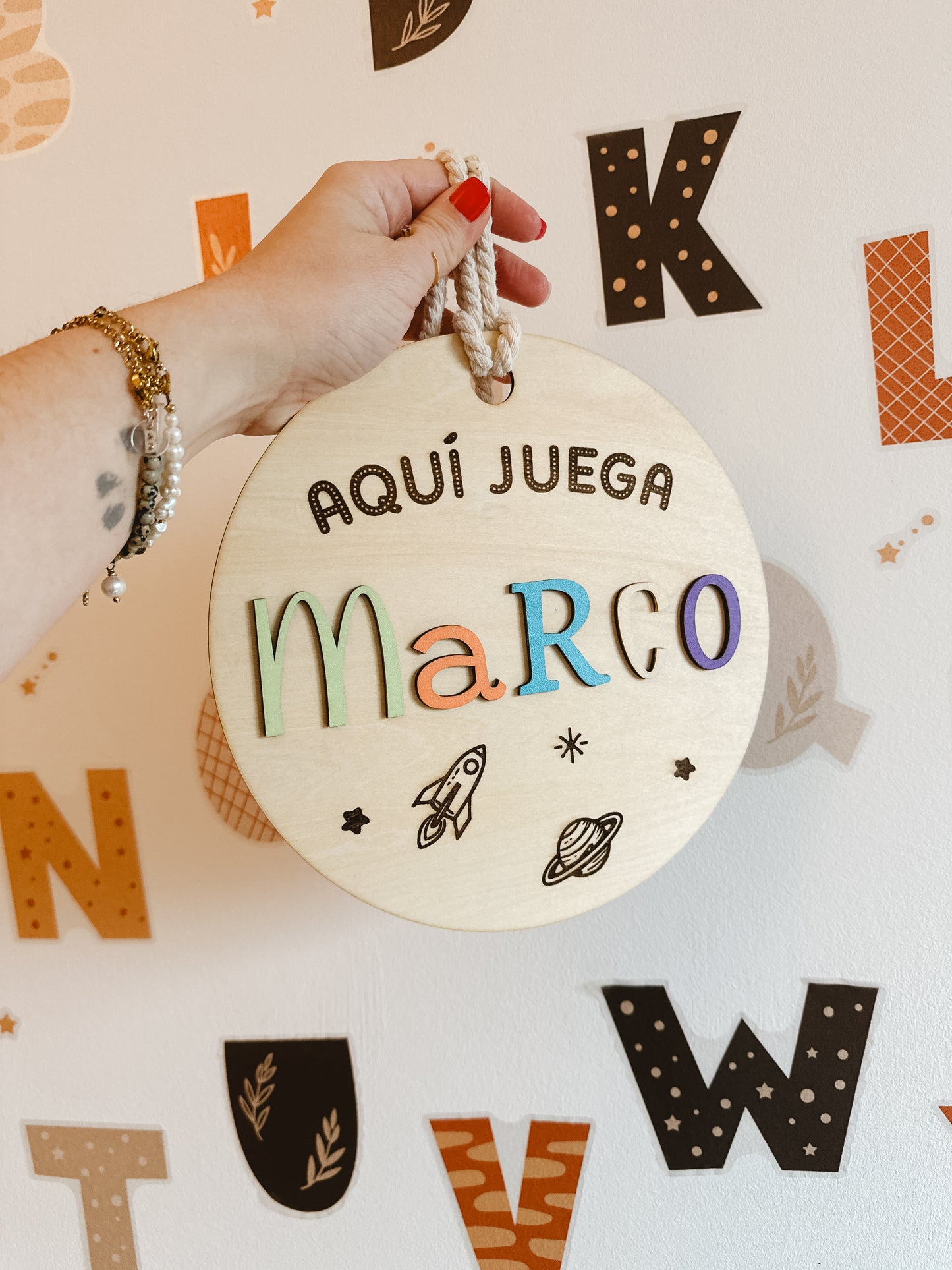 Cartel habitación personalizado ✨