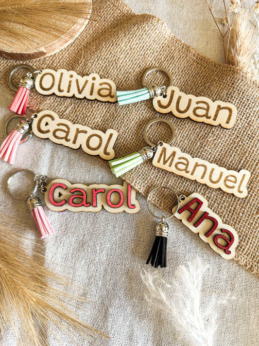 Llaveros Madera Personalizados