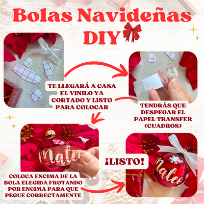 Bola de Navidad Personalizada🎄 - ¡Hazla tu mism@!