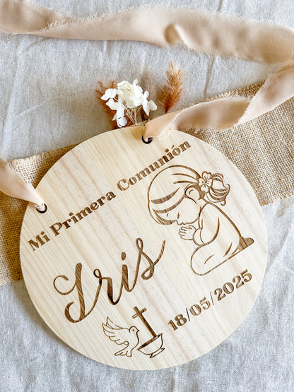 Placas de madera personalizada