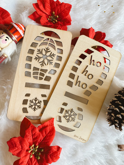 Plantilla huella - Papá Noel 🎅🏼