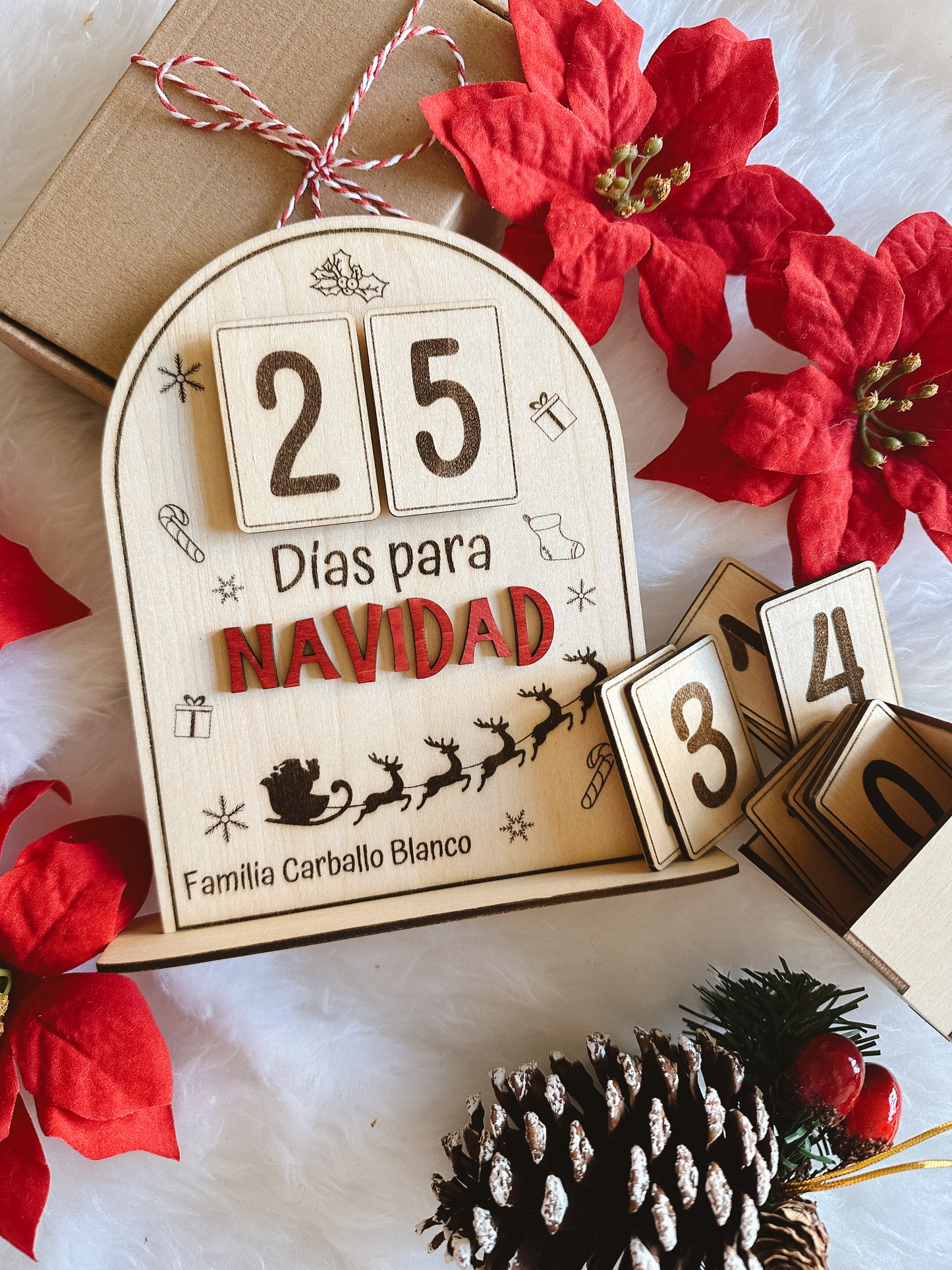 Calendario Adviento Navidad - Fichas🎄✨