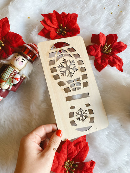 Plantilla huella - Papá Noel 🎅🏼