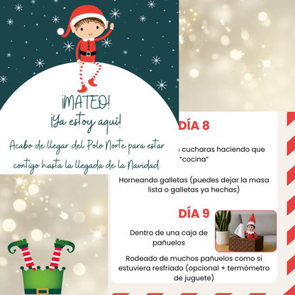 Cartel Elfo Navideño