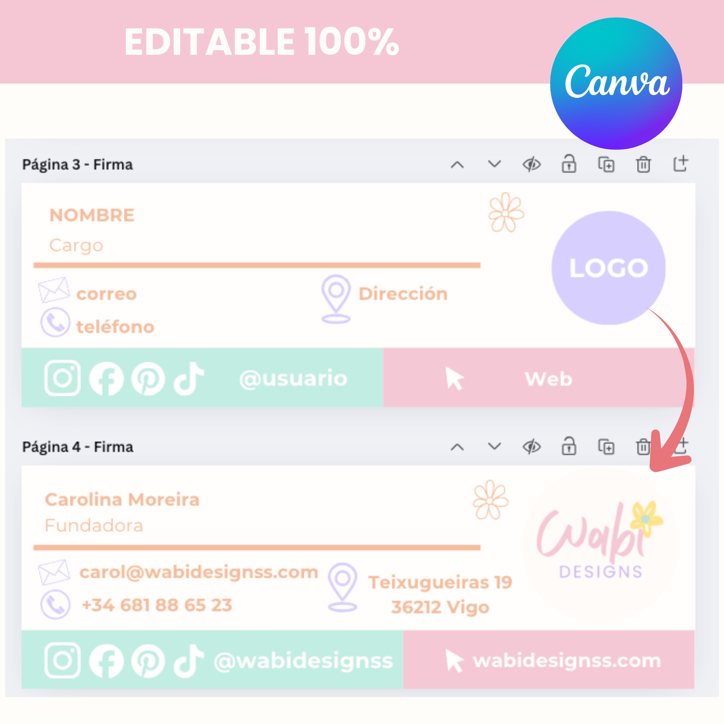Plantillas firma email - Cookies