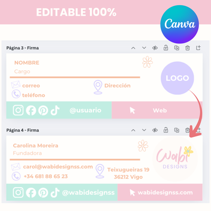 Plantillas firma email - Cookies