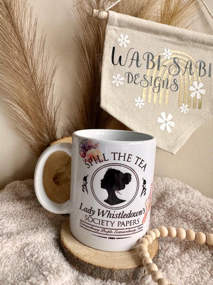 Taza Personalizada - Bridgerton - Lady Whistledown