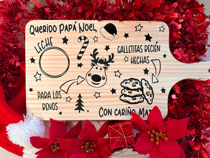 Bandeja Papá Noel Personalizada / Bandeja Reyes Magos Personalizada 🌟